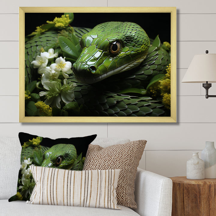 Snake Serpentine Whispers - Snake Wall Decor