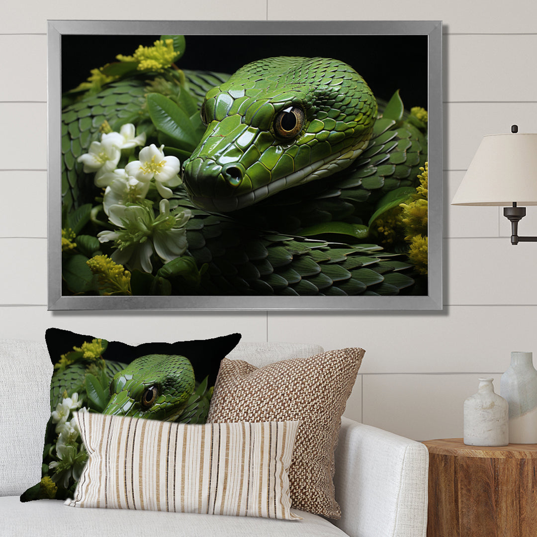 Snake Serpentine Whispers - Snake Wall Decor