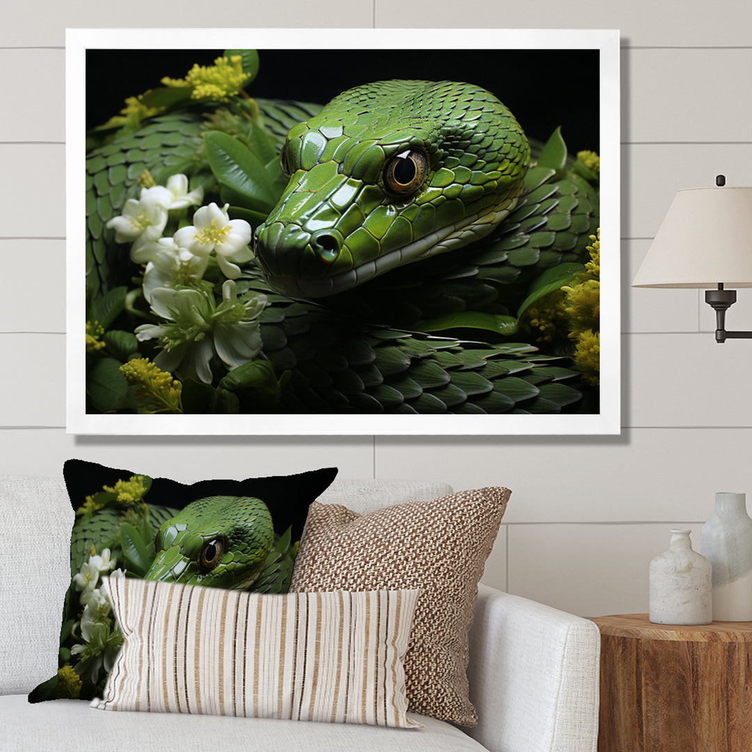 Snake Serpentine Whispers - Snake Wall Decor