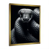 Black Snake Slithering Grace - Snake Wall Decor