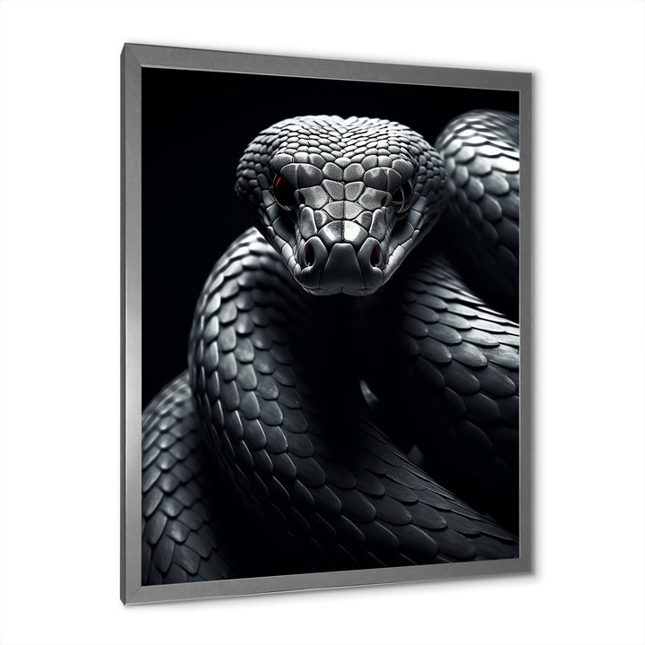 Black Snake Slithering Grace - Snake Wall Decor