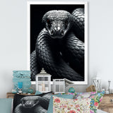 Black Snake Slithering Grace - Snake Wall Decor