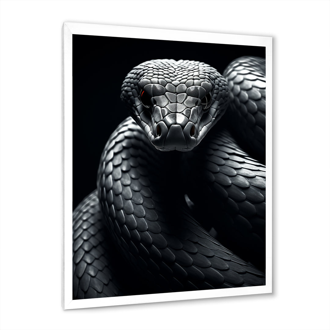 Black Snake Slithering Grace - Snake Wall Decor