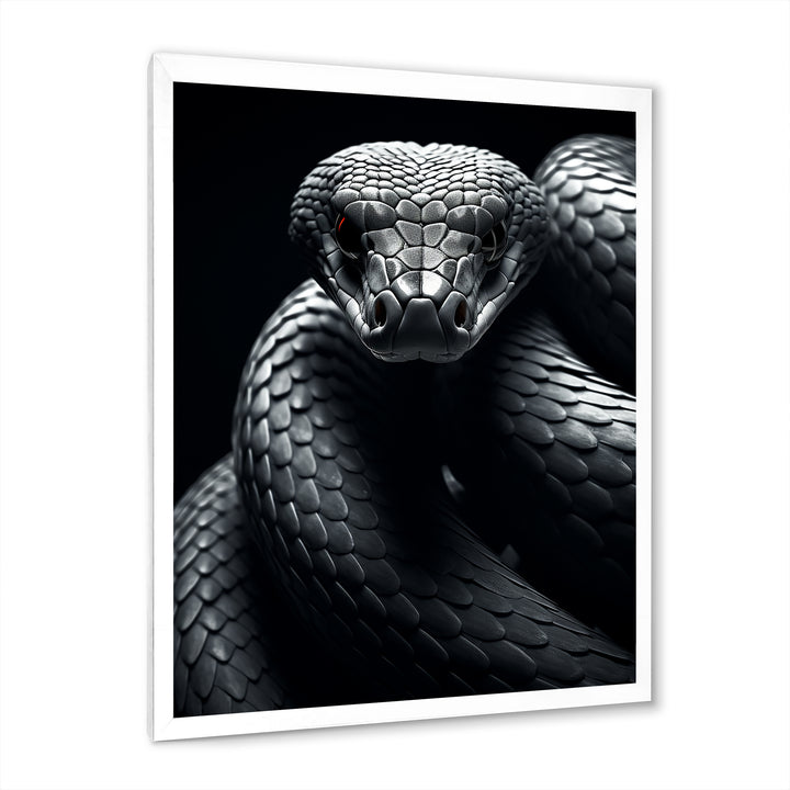 Black Snake Slithering Grace - Snake Wall Decor