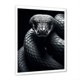 Black Snake Slithering Grace - Snake Wall Decor