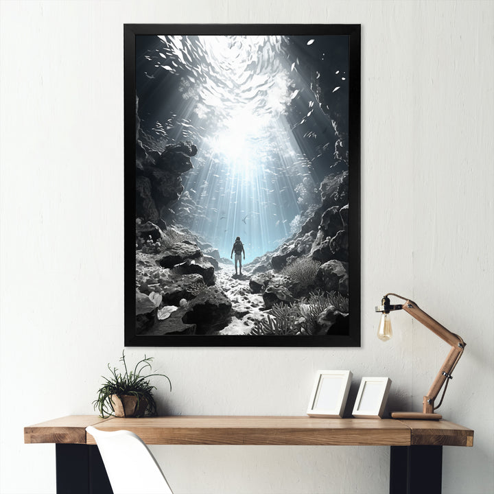 Snorkeling Underwater Adventure I - Snorkeling Canvas Wall Art
