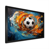 Soccer Ball Kaleidoscope I - Sports Canvas Wall Art