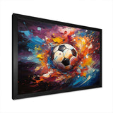 Soccer Ball Kaleidoscope II - Sports Canvas Wall Art