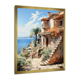 Spain Mediterranean Serenity In Mallorcain - Landscapes Canvas Wall Art