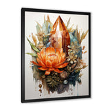 Colorful Spiritual Stone Pyrite II - Spiritual Canvas Wall Art