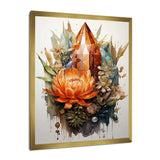 Colorful Spiritual Stone Pyrite II - Spiritual Canvas Wall Art