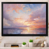 Sunset Cotton Candy Skies V - Landscapes Canvas Wall Art