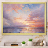 Sunset Cotton Candy Skies V - Landscapes Canvas Wall Art