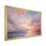 Sunset Cotton Candy Skies V - Landscapes Canvas Wall Art