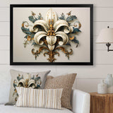 Fleur-De-Lis A Stylized Lilly Flower II - Fantasy Canvas Wall Art