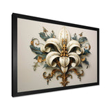 Fleur-De-Lis A Stylized Lilly Flower II - Fantasy Canvas Wall Art