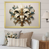 Fleur-De-Lis A Stylized Lilly Flower II - Fantasy Canvas Wall Art