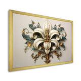 Fleur-De-Lis A Stylized Lilly Flower II - Fantasy Canvas Wall Art