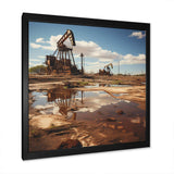 Texas Oil Field Photography - Landscapes Canvas Wall Art