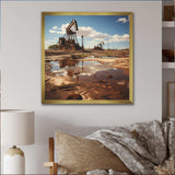 Texas Oil Field Photography - Landscapes Canvas Wall Art