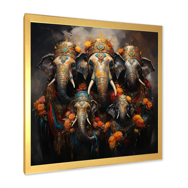Thai Elephants Guardians Of Spiritual World - Elephant Bedroom Wall Art