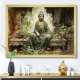 Thailand Ancient Buddha Ruins - Landscapes Canvas Wall Art