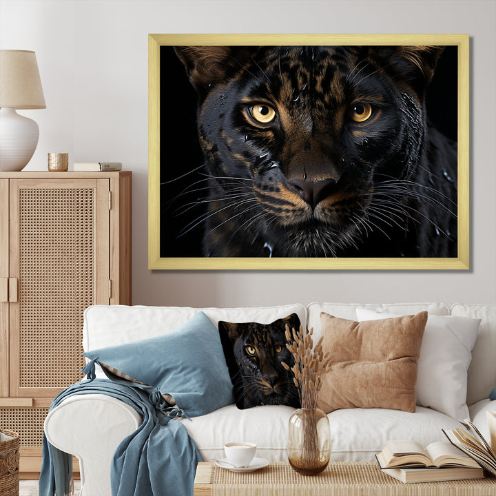 Tiger Portrait - Yellow Tiger Wall Art