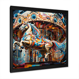 Carousel Horse - Architecture Canvas Wall Art