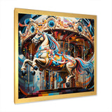 Carousel Horse - Architecture Canvas Wall Art