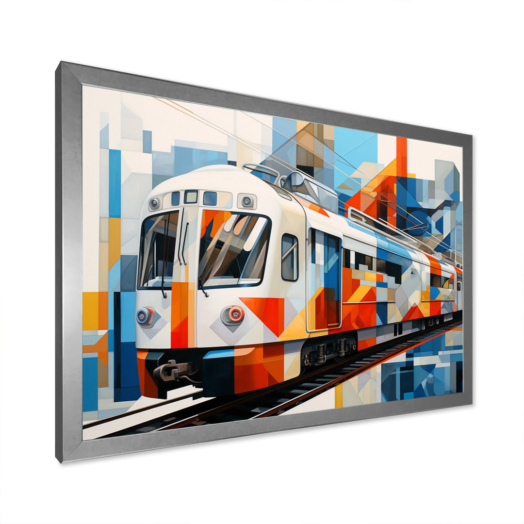 Train Architectural Perspectives - Train Canvas Wall Art
