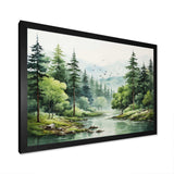 Tranquil Forests Landsacpe I - Landscapes Canvas Wall Art