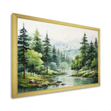 Tranquil Forests Landsacpe I - Landscapes Canvas Wall Art