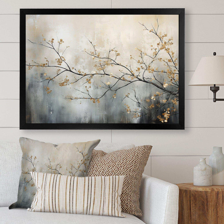 Idesignart tree monochrome ethereal reverie i floral canvas wall art