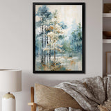 Pine Tree Enchanted Forest II - Floral Canvas Wall Art