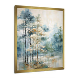 Pine Tree Enchanted Forest II - Floral Canvas Wall Art