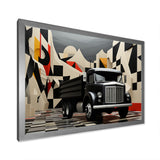 Truck 53Ft Geometric Momentum I - Truck Canvas Wall Art