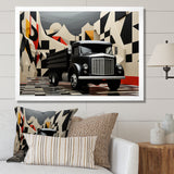 Truck 53Ft Geometric Momentum I - Truck Canvas Wall Art