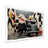 Truck 53Ft Geometric Momentum I - Truck Canvas Wall Art