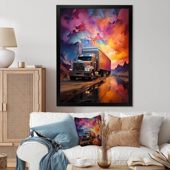 Truck 53Ft Sublime Landscapes I - Truck Canvas Wall Art