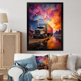Truck 53Ft Sublime Landscapes I - Truck Canvas Wall Art