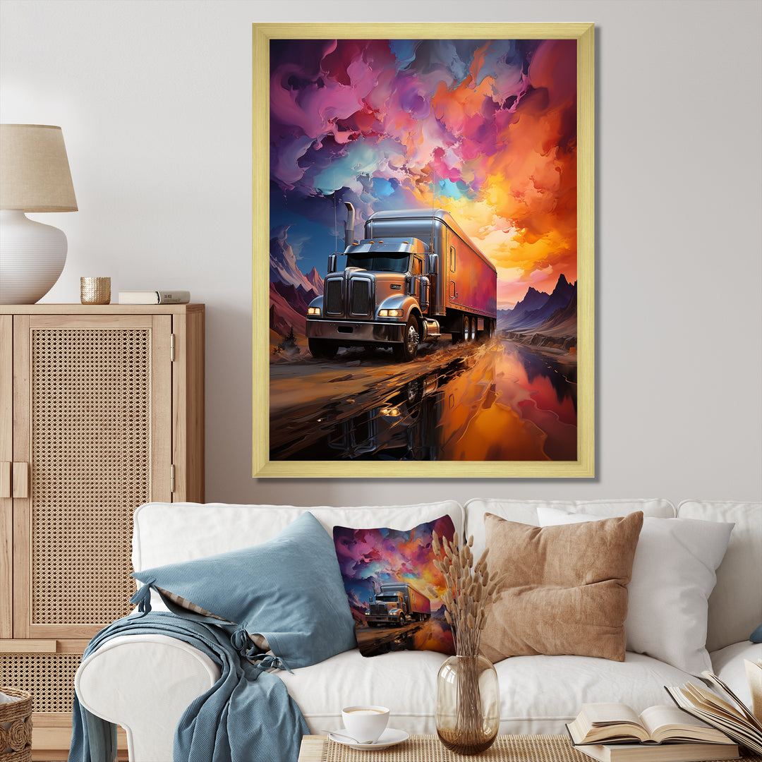 Truck 53Ft Sublime Landscapes I - Truck Canvas Wall Art