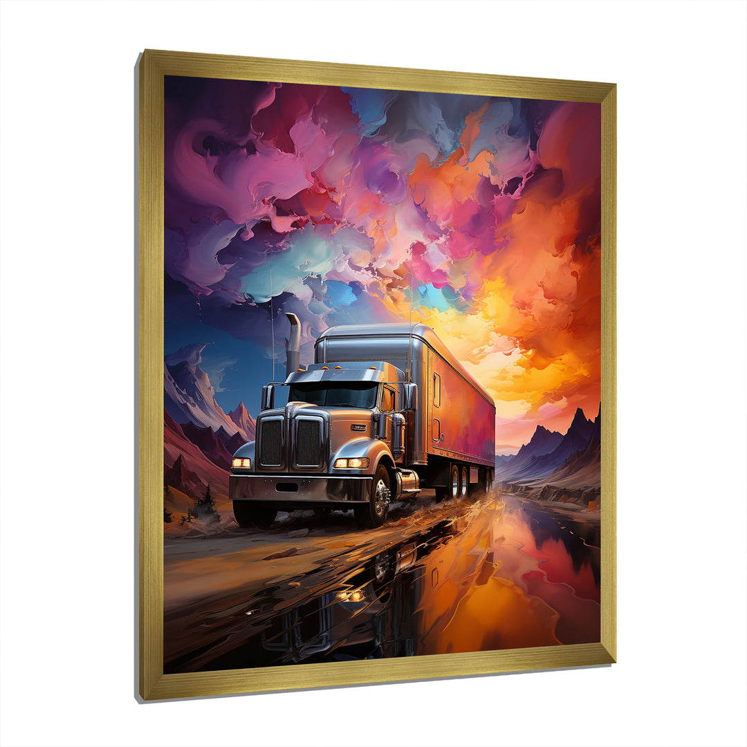 Truck 53Ft Sublime Landscapes I - Truck Canvas Wall Art