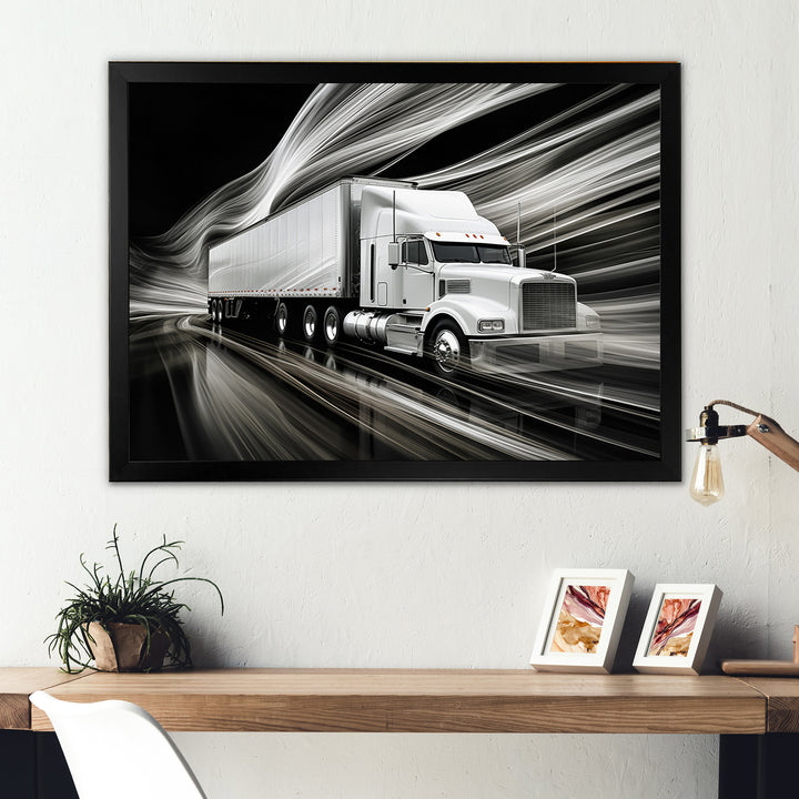 Truck 53Ft Translucent Rhythms I - Truck Canvas Wall Art