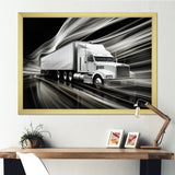 Truck 53Ft Translucent Rhythms I - Truck Canvas Wall Art