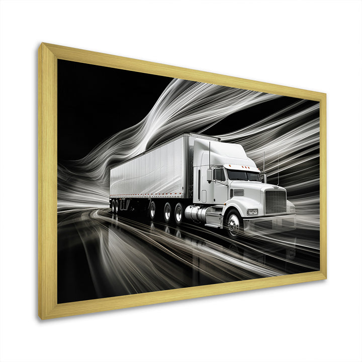 Truck 53Ft Translucent Rhythms I - Truck Canvas Wall Art