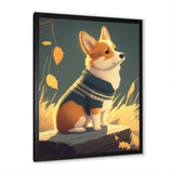 Cute Little Corgi Dog - Dog Wall Decor
