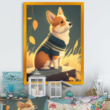 Cute Little Corgi Dog - Dog Wall Decor