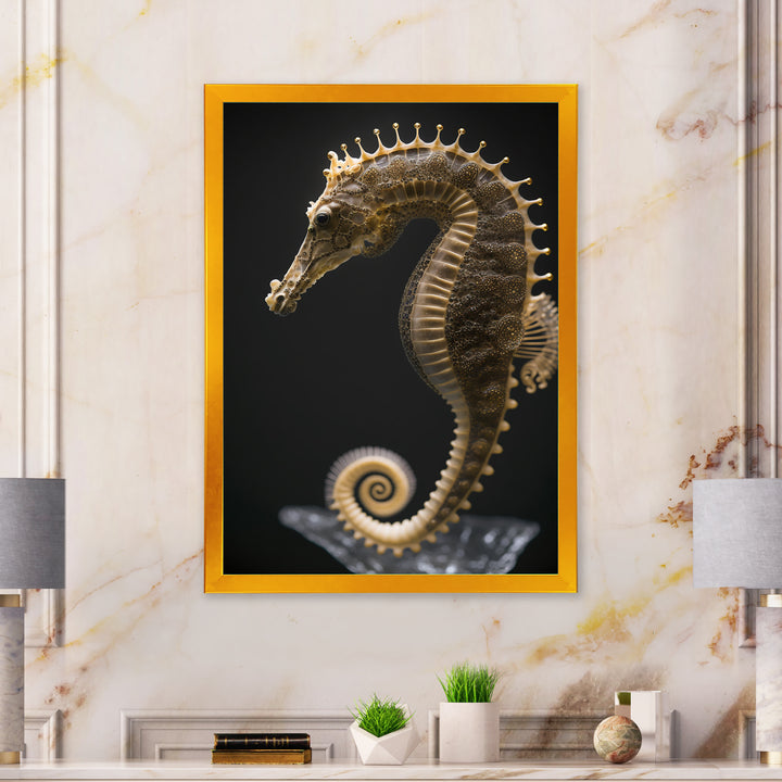 Gracious Deep Sea Seahorse - Seahorse Bedroom Wall Art