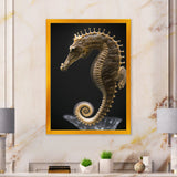 Gracious Deep Sea Seahorse - Seahorse Bedroom Wall Art