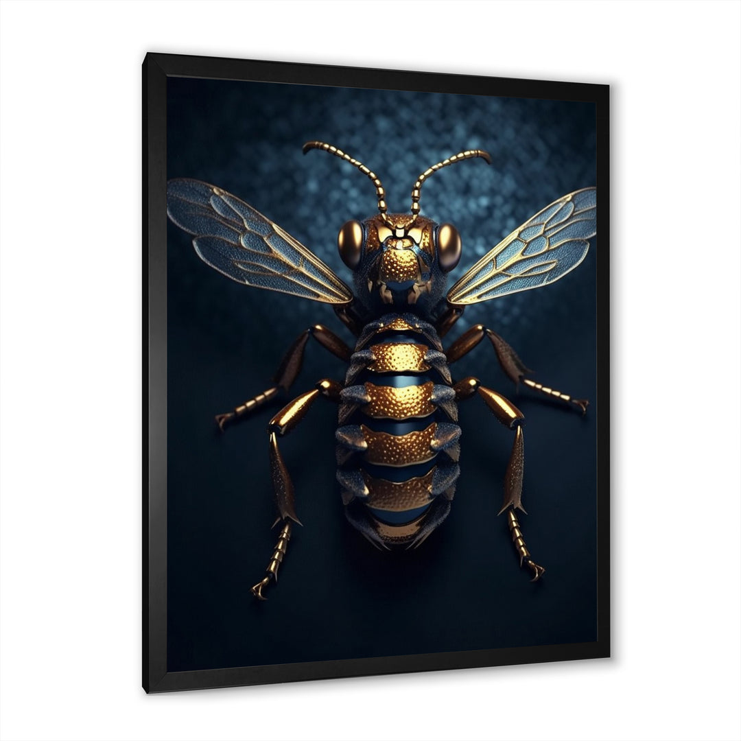 Mechanical Bumble Bee - Bee Canvas Wall Art